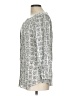 Lands' End Silver 3/4 Sleeve Blouse Size 10 - photo 5