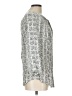 Lands' End Silver 3/4 Sleeve Blouse Size 10 - photo 4