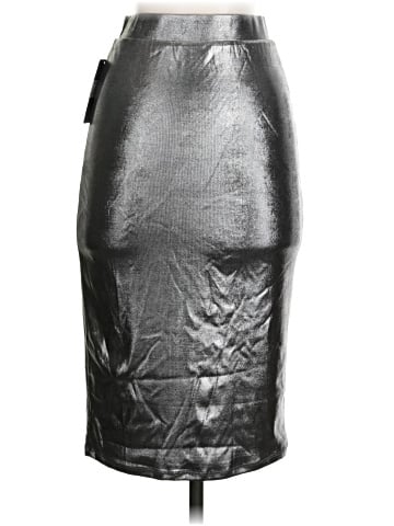 RACHEL Rachel Roy Faux Leather Skirt (view 2)