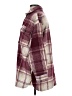 Forever 21 Plaid Burgundy Coat Size S - photo 5