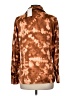 MNG 100% Polyester Floral Brown Long Sleeve Blouse Size 8 - photo 2