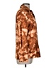 MNG 100% Polyester Floral Brown Long Sleeve Blouse Size 8 - photo 4