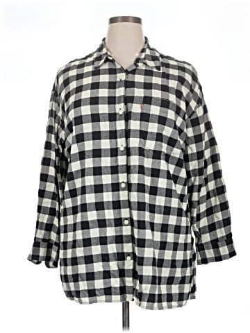 Levi's 3/4 Sleeve Button-Down Shirt (view 1)