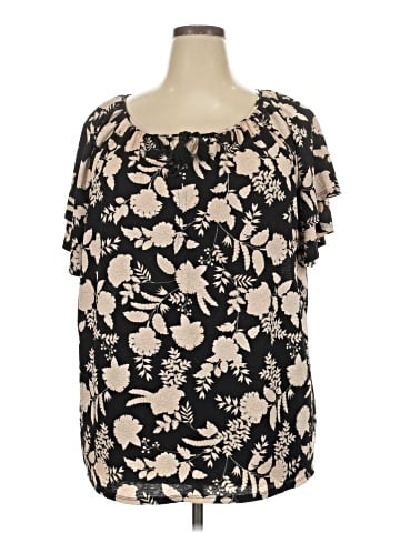 Croft & Barrow Short Sleeve Blouse (view 1)