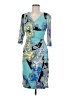 ETRO Print Teal Cocktail Dress Size EU (IT) 42 / US 6 - photo 1