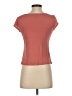 Eileen Fisher 100% Silk Orange Short Sleeve Top Size P (petite) - photo 2