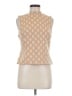 Eva Franco Tan Sleeveless Blouse Size M - photo 1