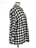 Levi's 100% Cotton Checkered-gingham Black 3/4 Sleeve Button-Down Shirt Size 1X - photo 4