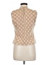 Eva Franco Tan Sleeveless Blouse Size M - photo 2