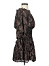 Aqua 100% Polyester Paisley Black Cocktail Dress Size XXS - photo 4