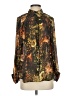 Escada Animal Print Gold Long Sleeve Blouse Size EU 34 / US 4 - photo 1