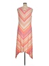 Apt. 9 Chevron-herringbone Orange Casual Dress Size XL - photo 2