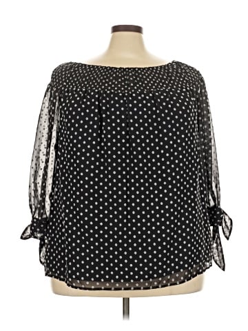 AB Studio 3/4 Sleeve Blouse (view 1)