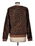 Nike 100% Polyester Animal Print Brown Pullover Sweater Size M - photo 2