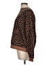 Nike 100% Polyester Animal Print Brown Pullover Sweater Size M - photo 5