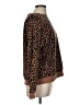 Nike 100% Polyester Animal Print Brown Pullover Sweater Size M - photo 4