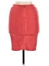 Bebe Solid Red Casual Skirt Size M - photo 2