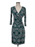 Laundry by Design Paisley Green Cocktail Dress Size 4 - photo 1