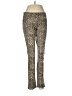 J. McLaughlin Animal Print Gold Casual Pants Size 4 - photo 1