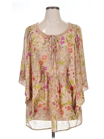 Signature Studio 3/4 Sleeve Blouse (view 1)