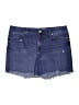 Seven7 Stars Blue Denim Shorts Size 14 - photo 1