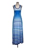 Calvin Klein Graphic Blue Casual Dress Size 10 - photo 1
