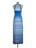 Calvin Klein Graphic Blue Casual Dress Size 10 - photo 2