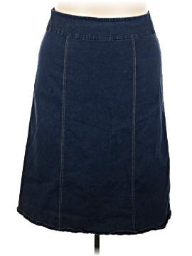 Woman Within Denim Skirt