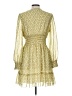 Max Studio 100% Polyester Yellow Cocktail Dress Size L - photo 2