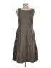 J.Crew 100% Wool Solid Gray Casual Dress Size 4 - photo 1