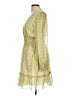 Max Studio 100% Polyester Yellow Cocktail Dress Size L - photo 5