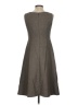 J.Crew 100% Wool Solid Gray Casual Dress Size 4 - photo 2