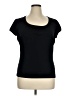 Worthington Black Short Sleeve Top Size XL - photo 1