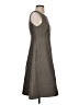 J.Crew 100% Wool Solid Gray Casual Dress Size 4 - photo 4