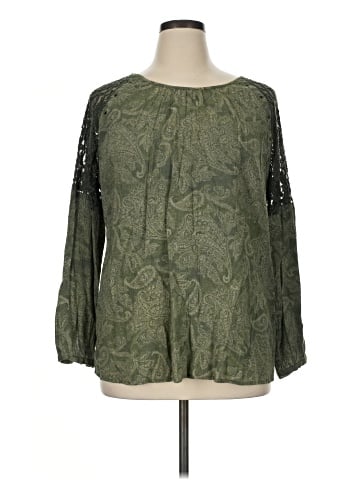 Cj Banks Long Sleeve Blouse (view 1)