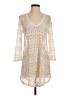 Jordan Taylor 100% Polyester Ivory Casual Dress Size XS - photo 1