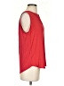 Ann Taylor LOFT 100% Polyester Red Sleeveless Blouse Size S - photo 4