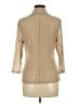 Absolutely Famous Metallic Tan 3/4 Sleeve Button-Down Shirt Size M - photo 2