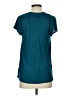 Soprano 100% Rayon Teal Short Sleeve Blouse Size S - photo 2