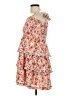 Altar'd State 100% Polyester Floral Orange Cocktail Dress Size M - photo 5