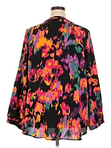 Shein Curve Long Sleeve Blouse (view 2)