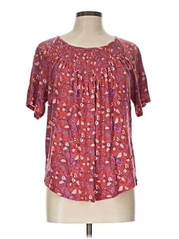 Lucky Brand Short Sleeve Blouse (view 1)
