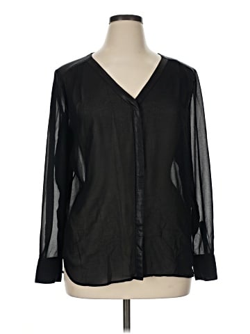 Rock & Republic Long Sleeve Blouse (view 1)