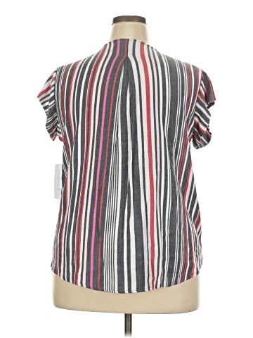 Liz Claiborne Short Sleeve Blouse (view 2)