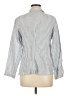 Tahari 100% Linen Stripes Blue Blazer Size M - photo 2