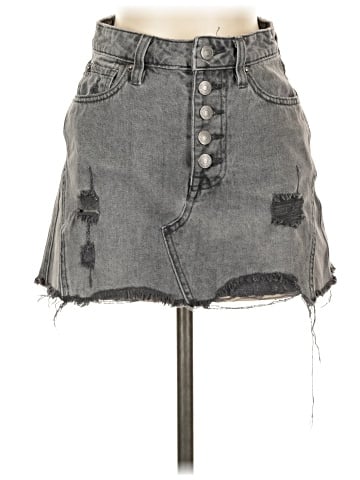 We the Free Denim Skirt (view 1)