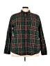 L.L.Bean 100% Cotton Plaid Green Long Sleeve Button-Down Shirt Size 3X - photo 1