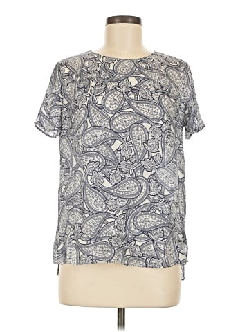 Massimo Dutti Short Sleeve Blouse (view 1)