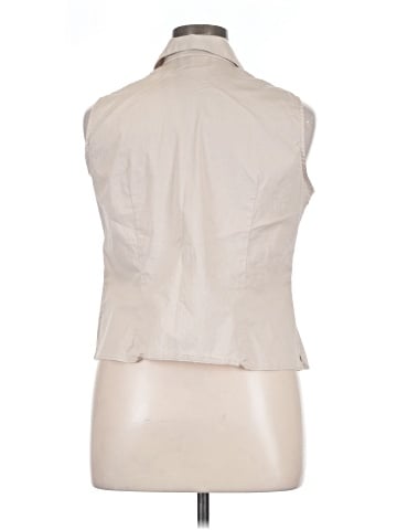 Petite Sophisticate Sleeveless Button-Down Shirt (view 2)