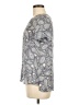 Massimo Dutti Paisley Gray Short Sleeve Blouse Size 6 - photo 5